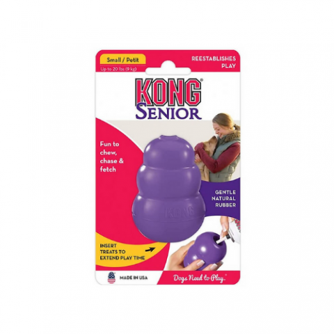 KNG-11155 - KONG SENIOR RUBBER TOY SMALL 1